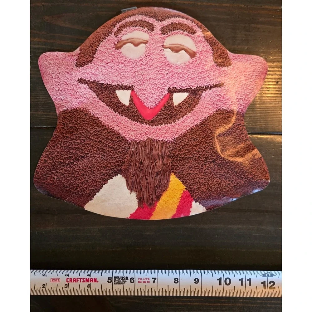 Vintage 1977 Wilton Sesame Street The Count Cake Pan 2105-2673 Muppets Aluminum‎